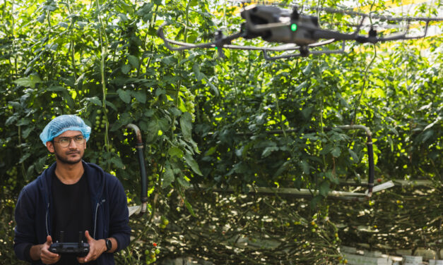 Drones aid food production